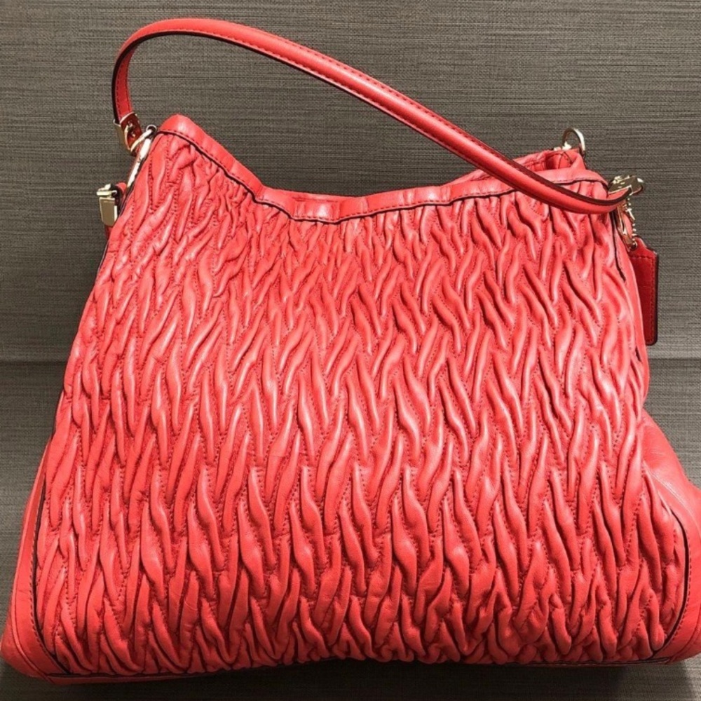 Coach Madison Phoebe Leather Satchel